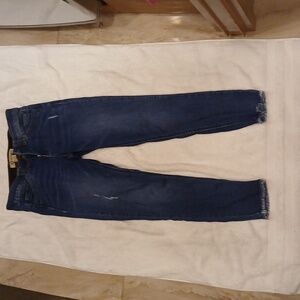 Democracy Womens Size 4 Distressed Jeans Ab Technology Slim Straight Stretch